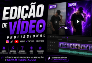 Eu vou editar seu vídeo profissional
