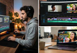 Eu vou editar seu vídeo longo ou curto.