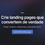 Eu vou criar landing pages profissionais
