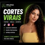 Eu vou editar cortes virais para TikTok, Reels e Shorts