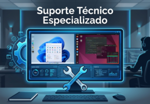 Eu vou corrigir problemas no Windows ou Linux
