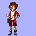 Eu vou ilustrar o seu personagem de corpo inteiro