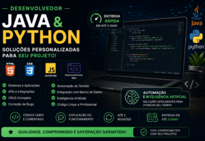 Eu vou desenvolver um programa simples em Python ou Java