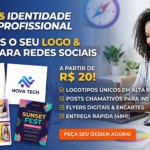 Eu vou Criar seu Logotipo ou Artes para Redes Sociais