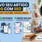 Eu vou Escrever Artigos, Roteiros ou Posts para Você