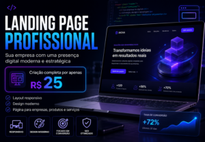 Eu vou criar um Landing Page para você