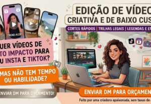 Eu vou realizar edição de video tread para insta/tiktok seu.