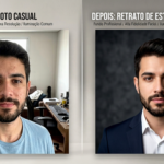 Eu vou Transformar sua foto comum em um retrato profissional