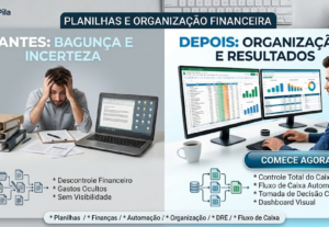 Eu vou Criar ou automatizar sua planilha de gestão financeir...