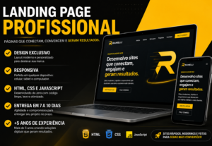 Eu vou criar sua Landing Page Profissional de alta conversão
