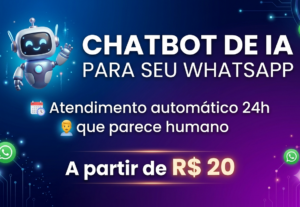 Eu vou criar um ChatBot de IA para seu WhatsApp
