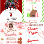 Eu vou fazer convites personalizados digitalmente