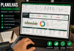 Eu vou fazer sua planilha de controle financeiro.
