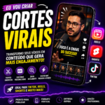 Eu vou criar cortes do seu video para ter mais engajamento.