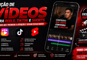 Eu vou editar vídeos para Reels, TikTok e Shorts