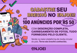 Eu vou cadastrar seu brechó no Enjoei