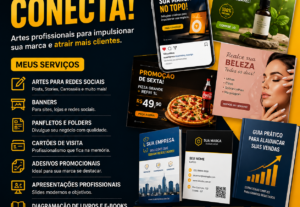 Eu vou Criar Artes Profissionais para Redes Sociais