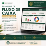 Eu vou criar uma planilha de fluxo de caixa personalizada