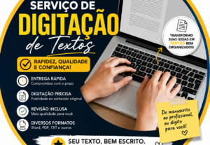 Eu vou Fazer digitações para você