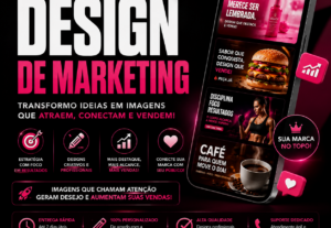 Eu vou fazer artes de marketing para o seu negócio.