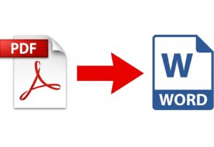 Eu vou Converter seu PDF em Word editável com rapidez