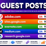 Eu vou fazer 20 guest post - contextual backlinks grandes si...