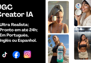 Eu vou criar vídeos UGC com modelos de IA ultra realistas