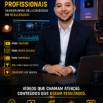 Eu vou Editar seus vídeos de maneira profissional.