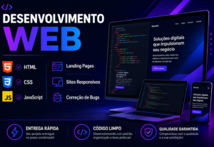 Eu vou criar uma landing page profissional.
