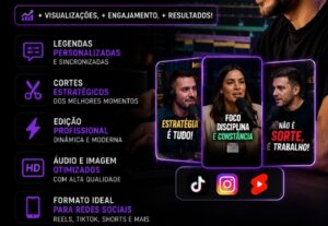Eu vou fazer cortes do seu vídeo