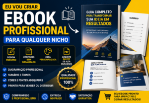 Eu vou criar um ebook profissional para você.