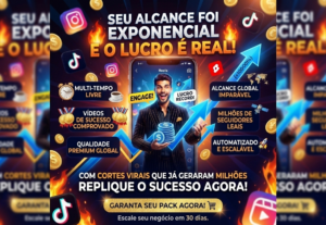 Eu vou fazer cortes de vídeos que gerem engajamentos.
