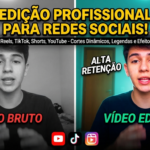 Eu vou Editar seu vídeo curtos em até 24h com qualidade