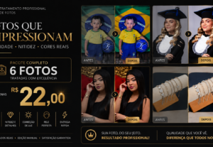 Eu vou tratar suas fotos profissionalmente