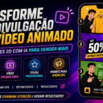 Eu vou fazer um video animado 2d com ia para sua propaganda