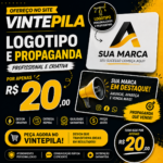 Eu vou fazer uma Promoção de logo e propaganda criativa