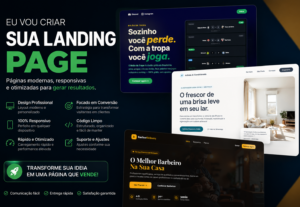Eu vou criar sua landing page