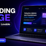 Eu vou criar uma landing page profissional com Lovable