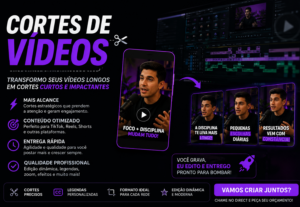 Eu vou criar cortes do seu vídeo