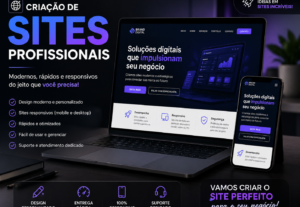 Eu vou criar um site profissional e responsivo