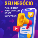 Eu vou fazer publicidade, apresentações, posts e clips virai...