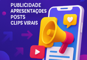 Eu vou fazer publicidade, apresentações, posts e clips virai...