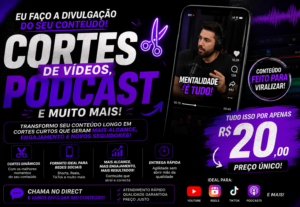 Eu vou criar cortes do seu vídeo que te geraram mais alcance
