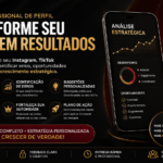 Eu vou analisar o seu perfil. Yt, Insta, Tktk