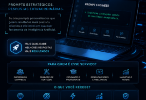 Eu vou criar prompts profissionais para ia e chat gpt