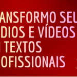 Eu vou fazer Transcrição de áudio e vídeo profissional