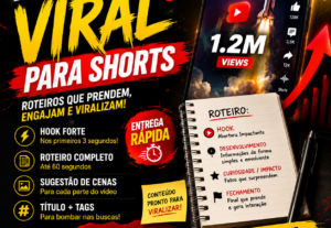 Eu vou criar roteiro viral para shorts youtube,tiktok,reels.