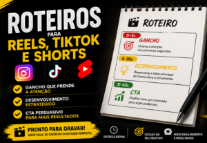 Eu vou Criar roteiros para vídeos curtos que prendem a atenç...
