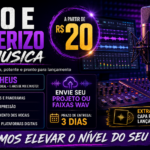 Eu vou mixar e masterizar sua música