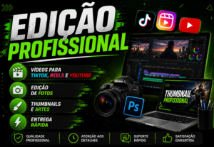 Eu vou Transformar seus vídeos em conteúdo profissional